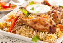 طريقة عمل برياني الدجاج