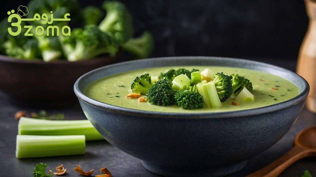 شوربة البروكلي والأفوكادو