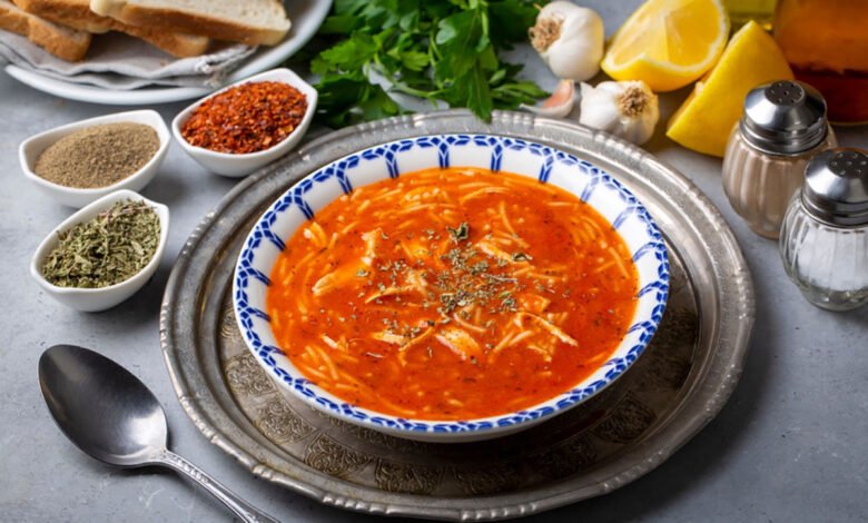 طريقة عمل شوربة الدجاج بالهاليبينو