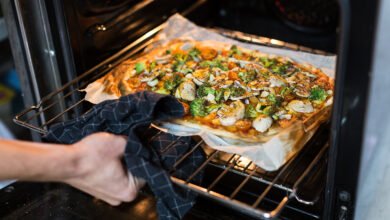 الطهي في الفرن