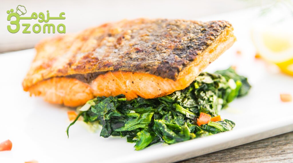 سمك فيليه مشوي بالفرن