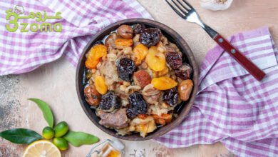 طاجن اللحم بالبرقوق