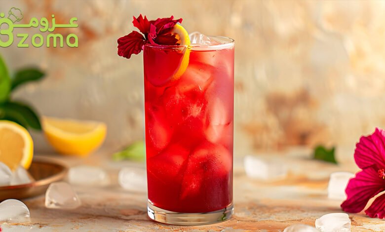 الكركديه بالنعناع المنعش