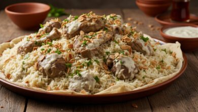 طريقة عمل المنسف الأردني