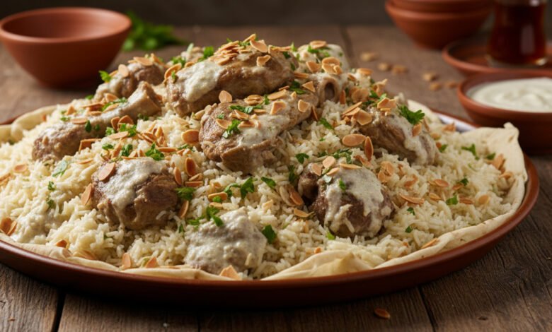 طريقة عمل المنسف الأردني