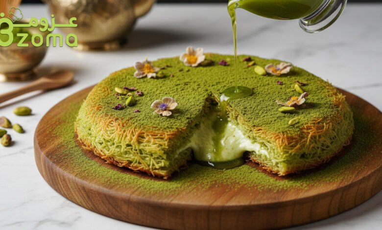 كنافة الماتشا