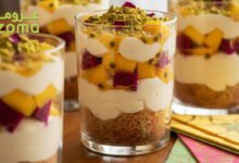 حلويات رمضان 2026 النغشة الاستوائية (تريند الألوان)