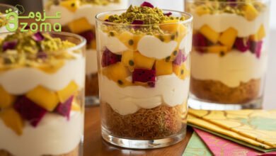 حلويات رمضان 2026 النغشة الاستوائية (تريند الألوان)