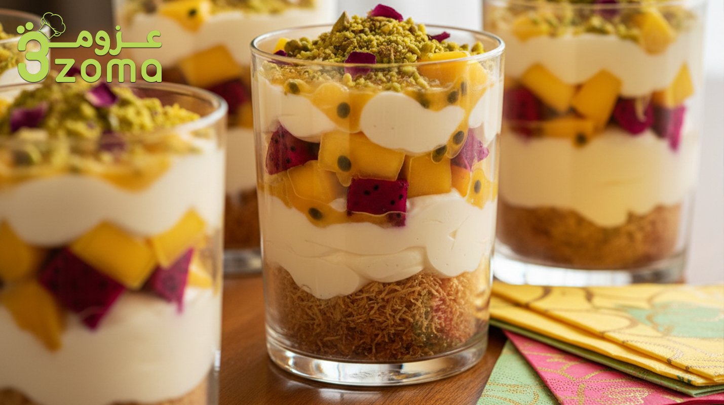 حلويات رمضان 2026 النغشة الاستوائية (تريند الألوان)