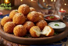 كرات الدجاج بالبارميزان المقرمشة