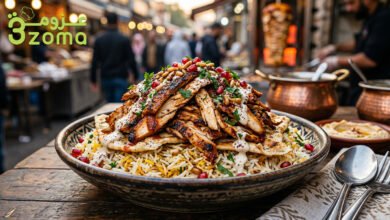 فتة شاورما تيكا الهندية