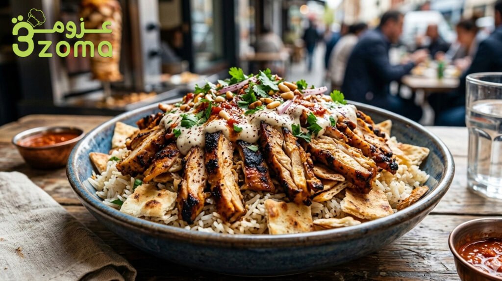 فتة شاورما تيكا الهندية