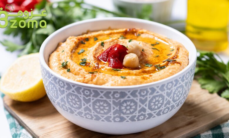 حمص بالطحينة