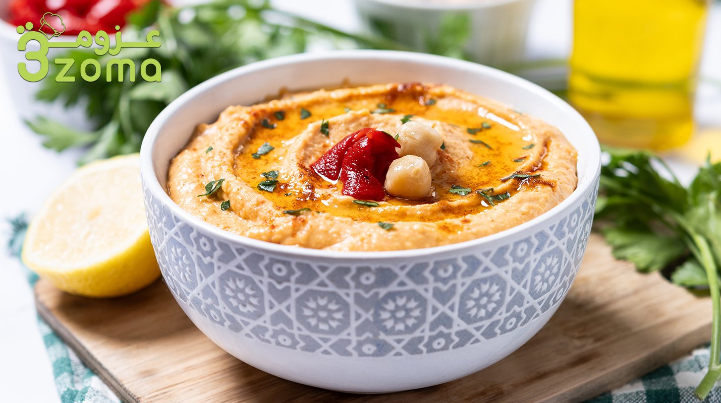 حمص بالطحينة