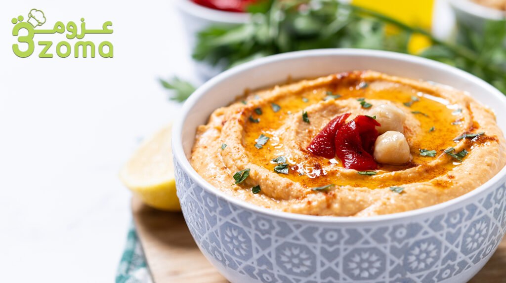 حمص بالطحينة