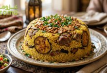 المقلوبة الفلسطينية باللحم