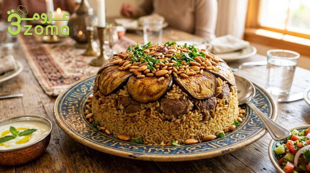 المقلوبة الفلسطينية باللحم