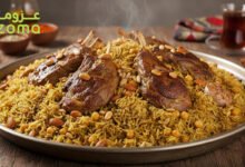 القدرة الغزاوية باللحم والحمص