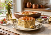 كيكة التريليتشا التركية بالحليب والكراميل