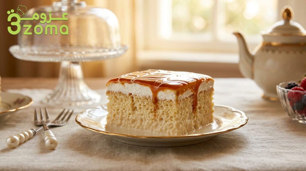 كيكة التريليتشا التركية بالحليب والكراميل
