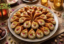 عجينة القطايف العصافيري بالقشطة