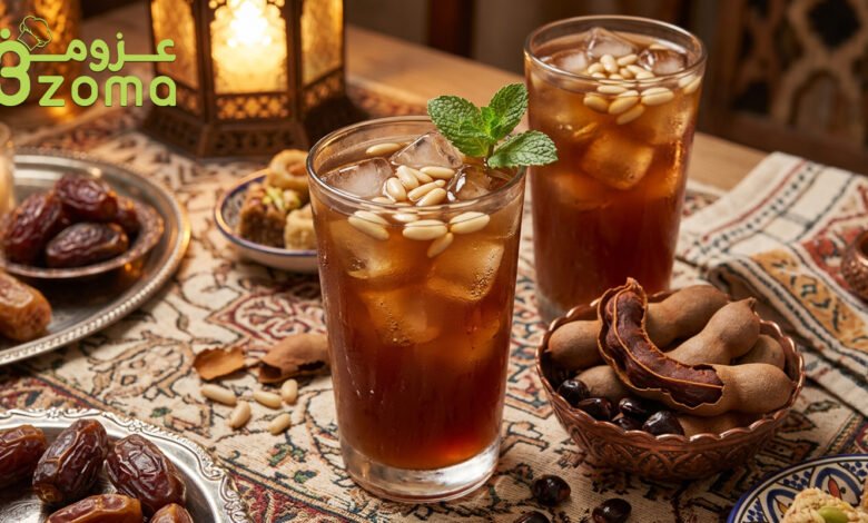 طريقة عمل عصير التمر الهندي الطبيعي المركز