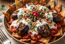 فتة المكدوس الشامية الأصلية