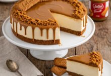 تشيز كيك اللوتس البارد