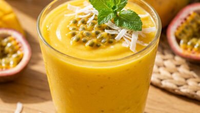 سموذي المانجو والباشن فروت