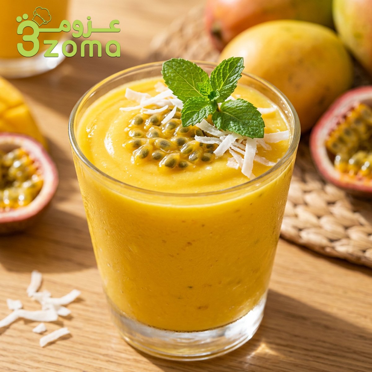 سموذي المانجو والباشن فروت