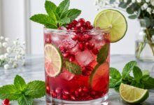 موهيتو الرمان والنعناع