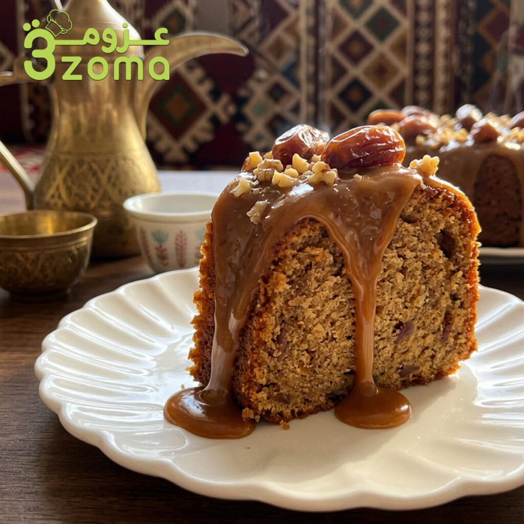 كيكة التمر بصوص التوفي
