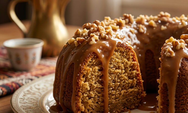 كيكة التمر بصوص التوفي