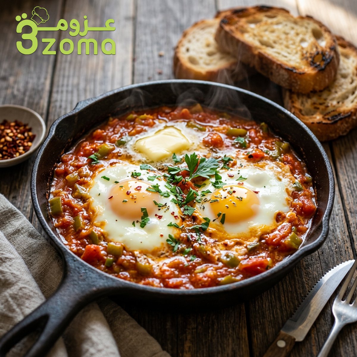 طريقة عمل الشكشوكة التركية