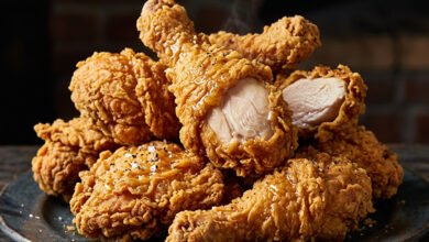 طريقة عمل الدجاج المقرمش (كنتاكي منزلي).