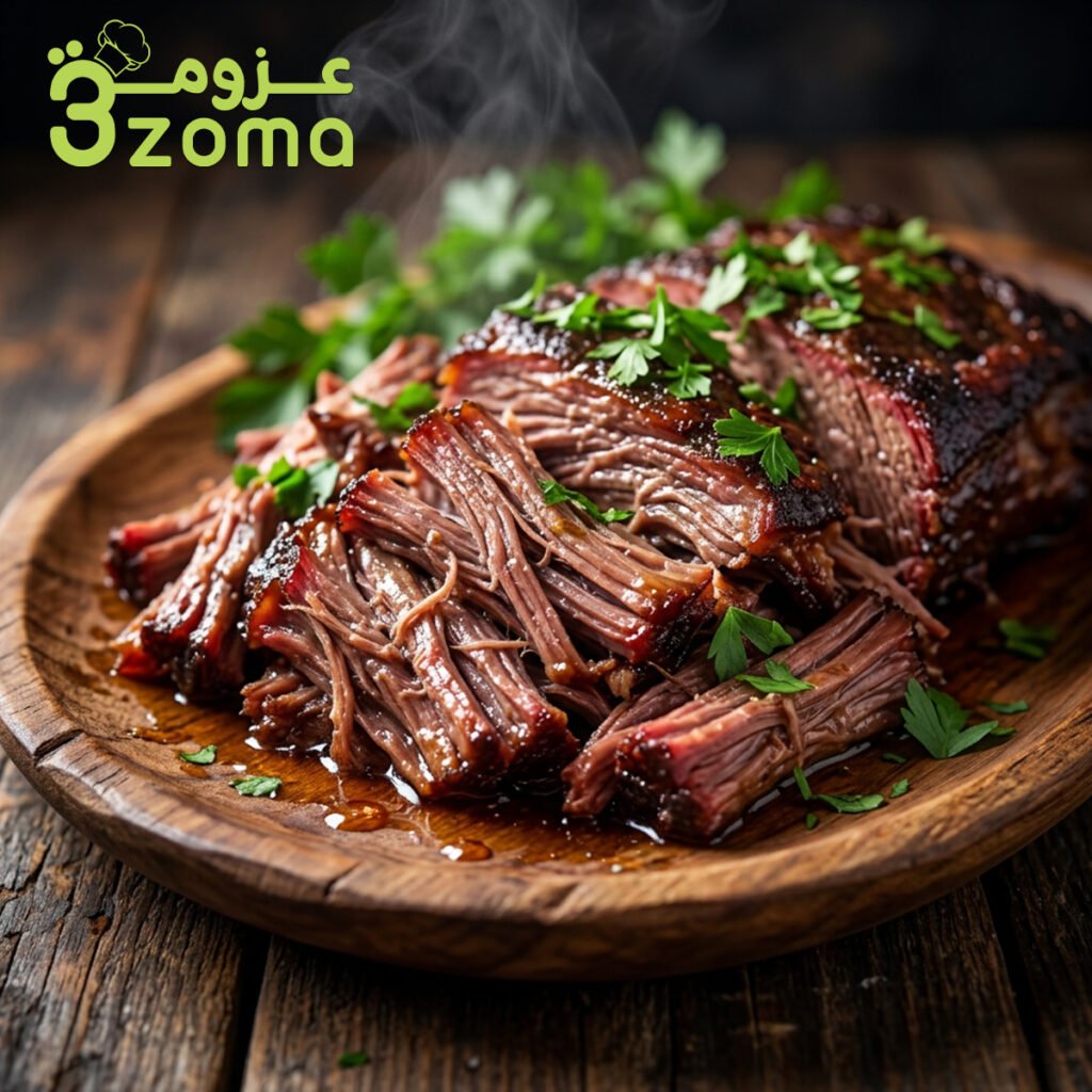 طريقة عمل اللحم المفتت في الفرن بريسكت