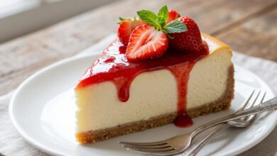 طريقة عمل التشيز كيك المخبوز بدون تشقق