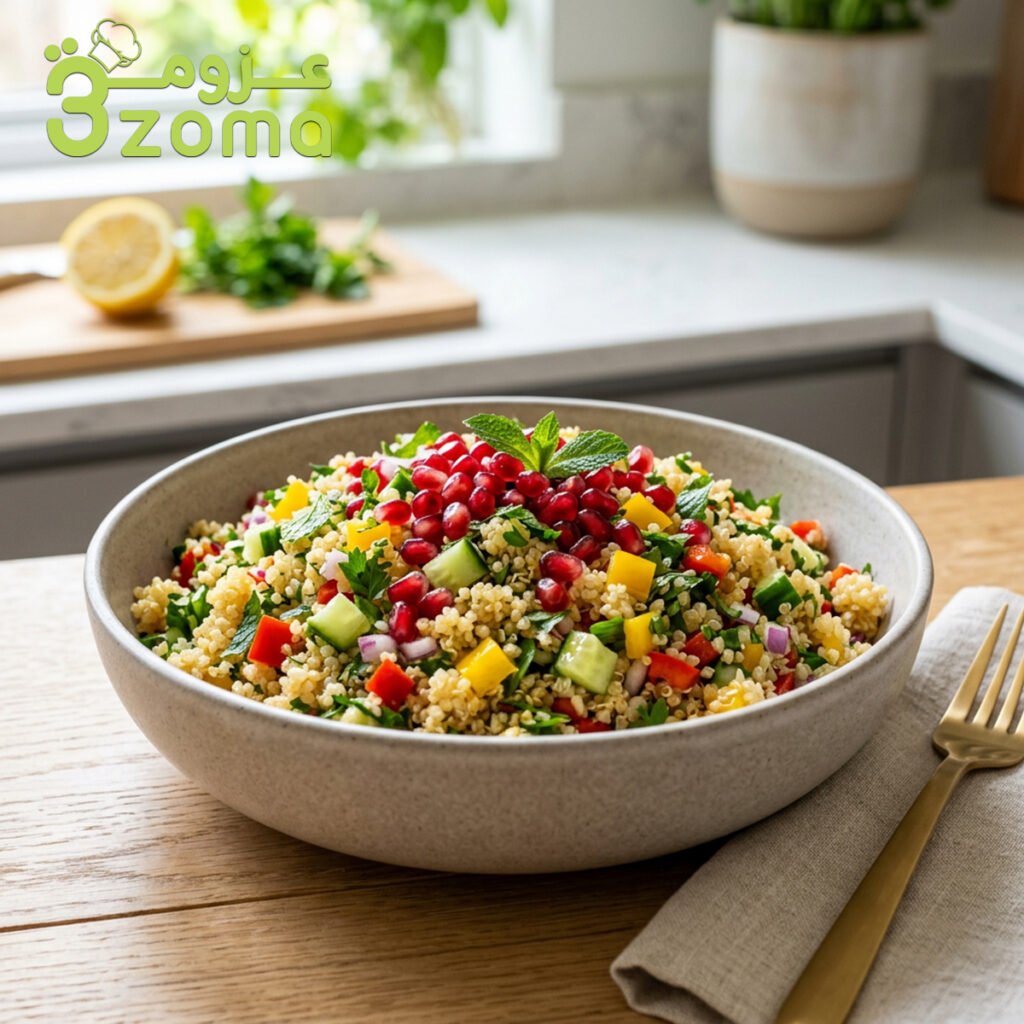 طريقة عمل سلطة الكينوا الصحية