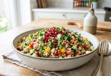 طريقة عمل سلطة الكينوا الصحية