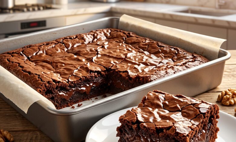 طريقة عمل براونيز الشوكولاتة الأصلية