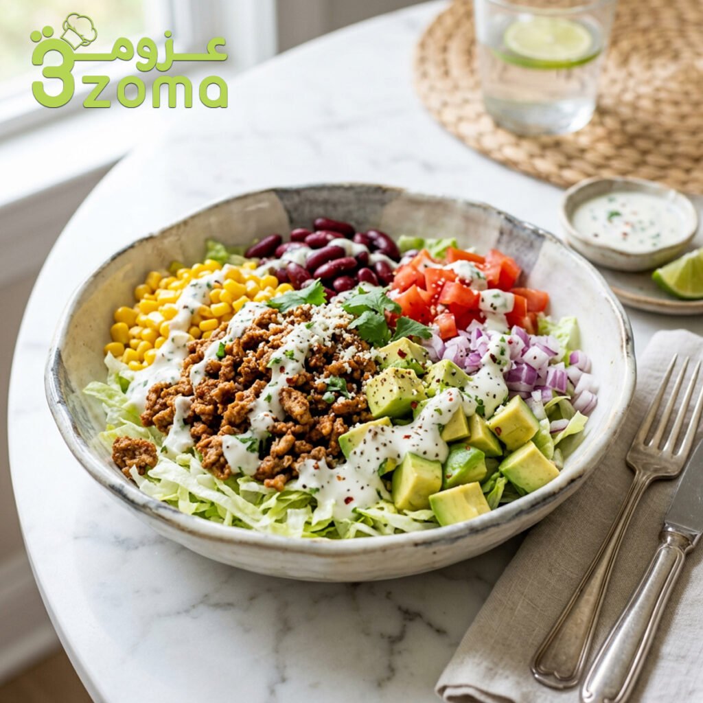 طريقة عمل سلطة التاكو الصحية
