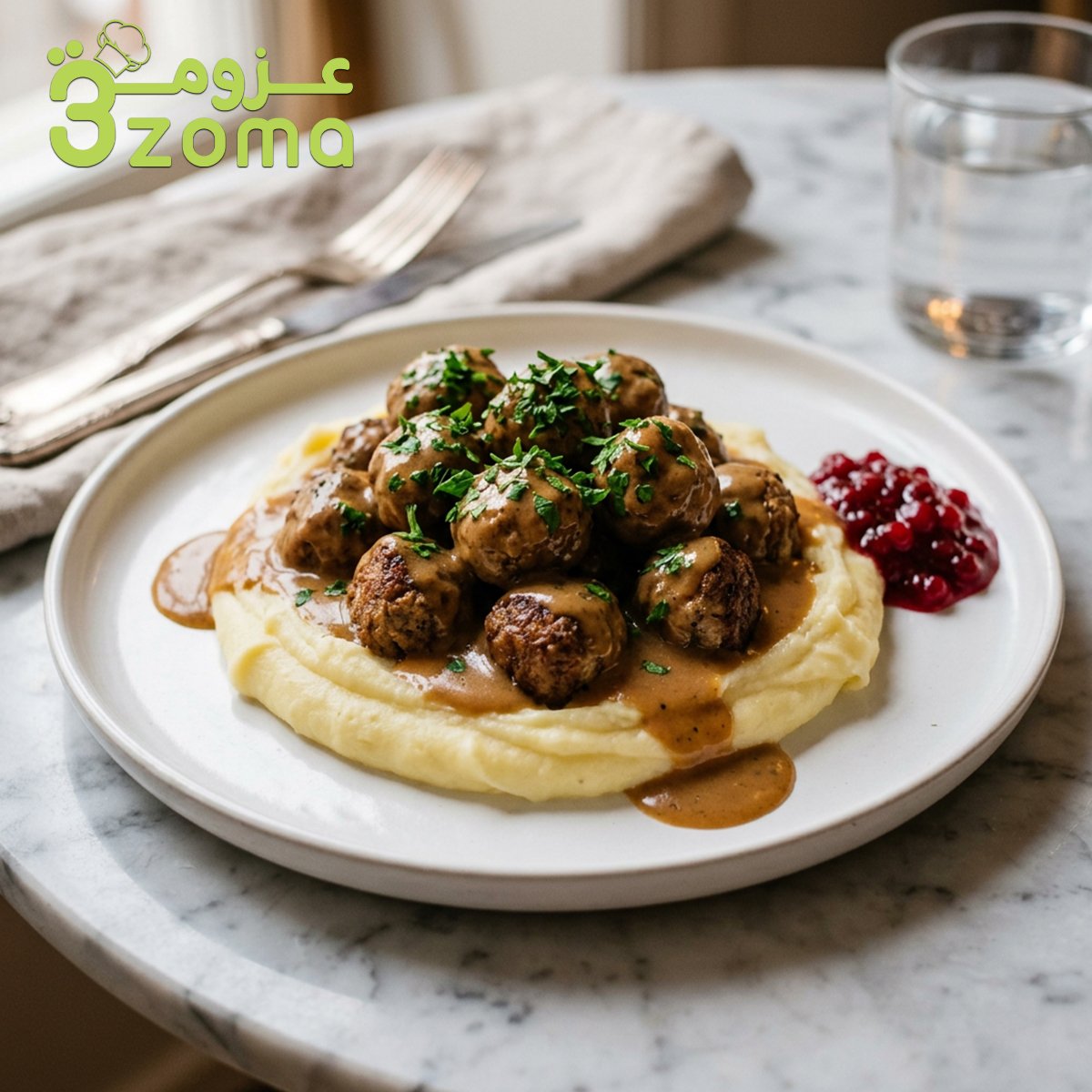 طريقة عمل كرات اللحم السويدية