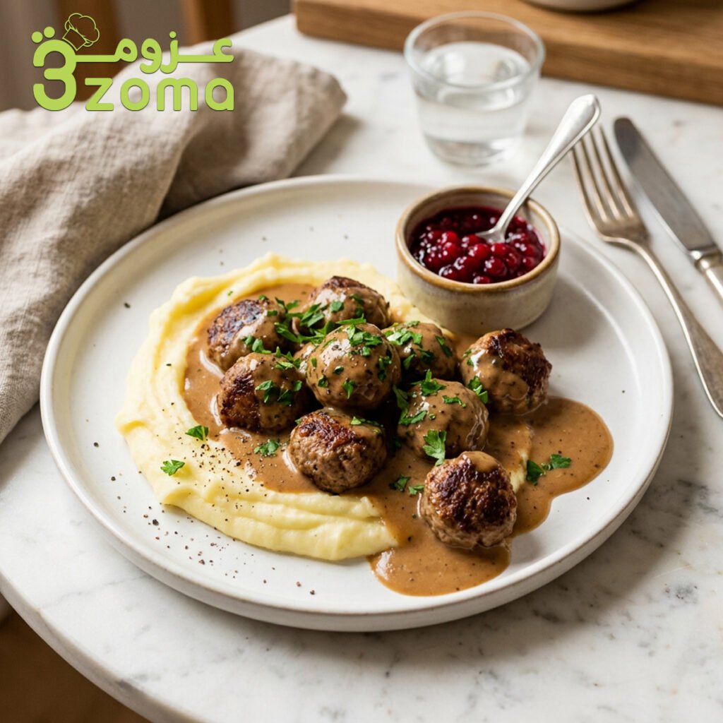 طريقة عمل كرات اللحم السويدية