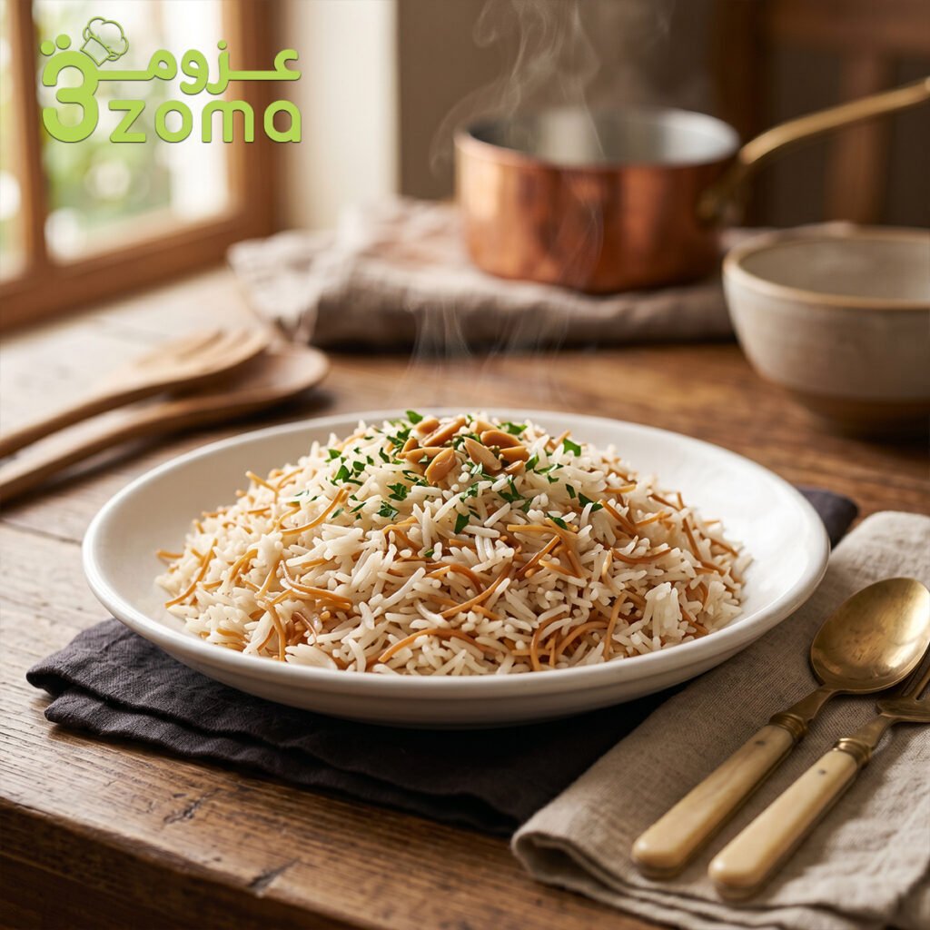 طريقة تحضير الأرز بالشعيرية