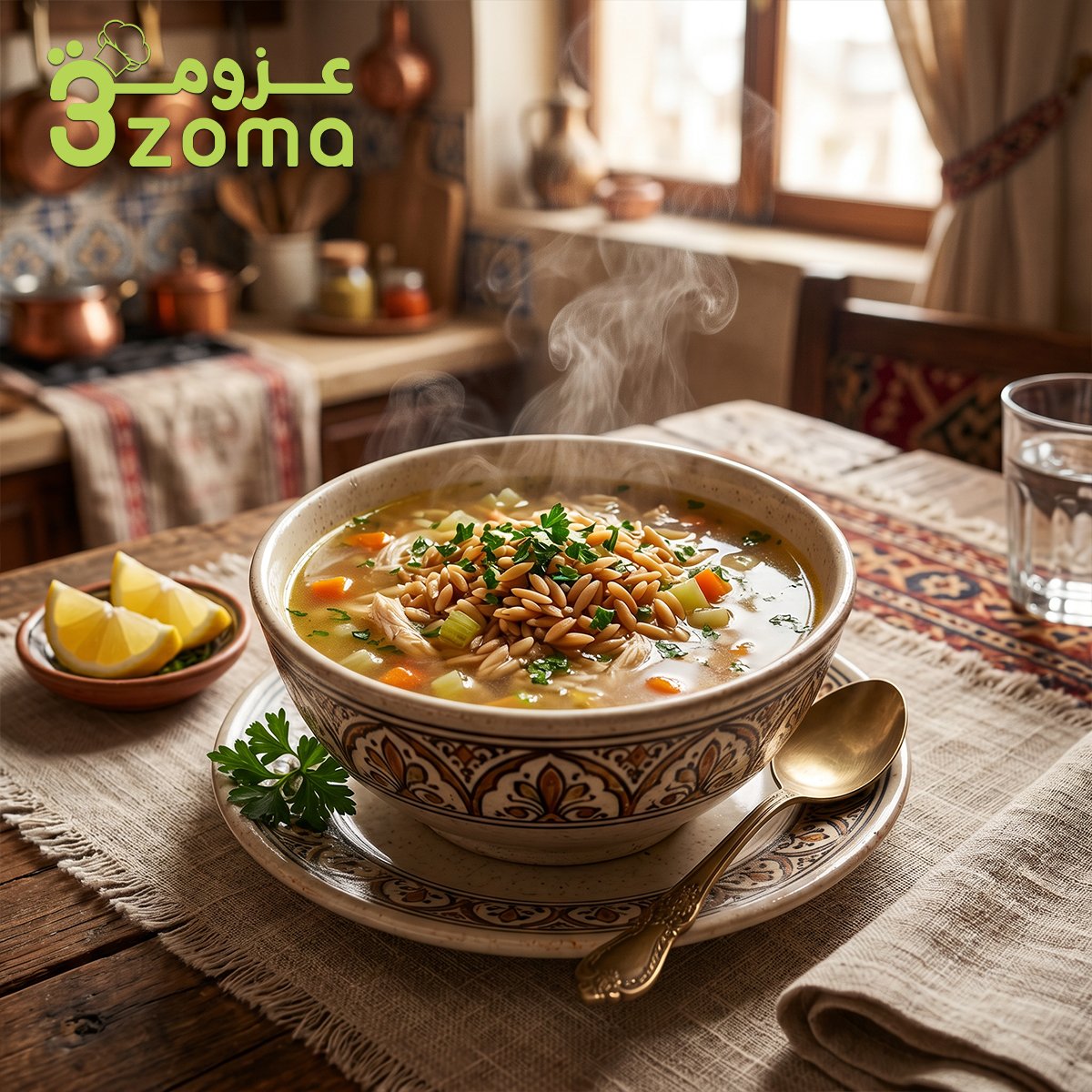 طريقة تحضير شوربة لسان العصفور
