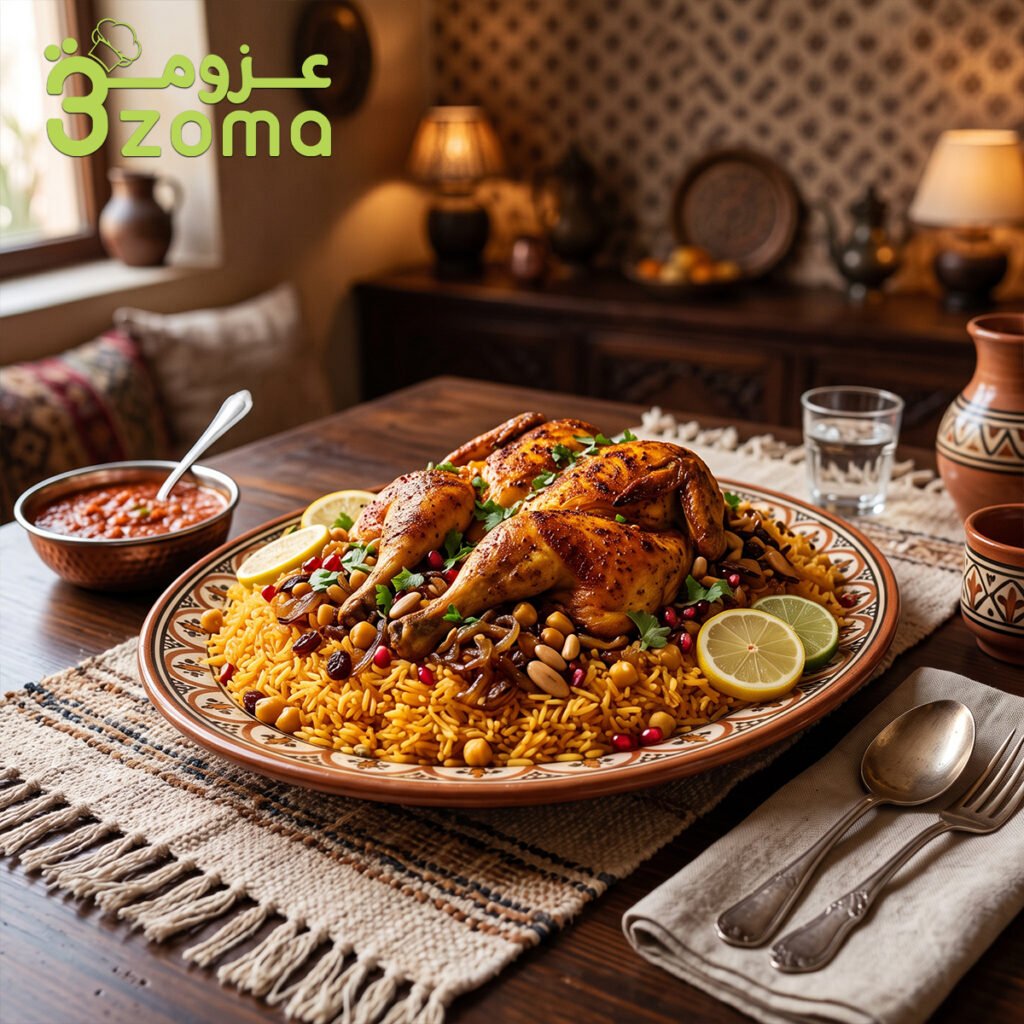 طريقة عمل مجبوس الدجاج